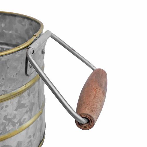 Galvanised Zinc Planter