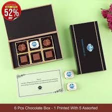6 Piece Premium Corporate Chocolate 