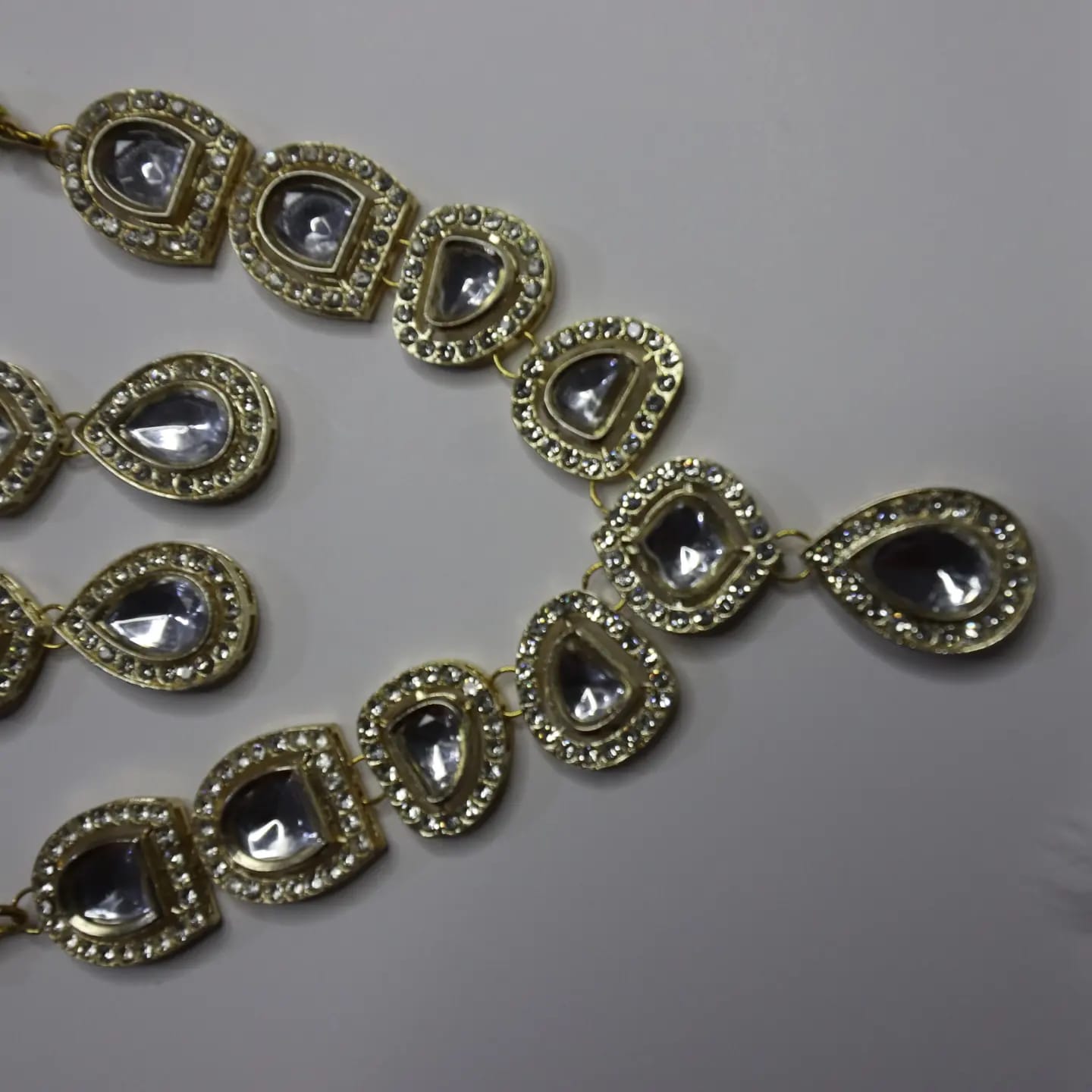 Long Necklace Polki 