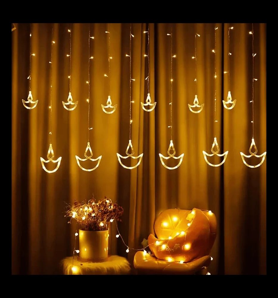 Diya Curtain Light