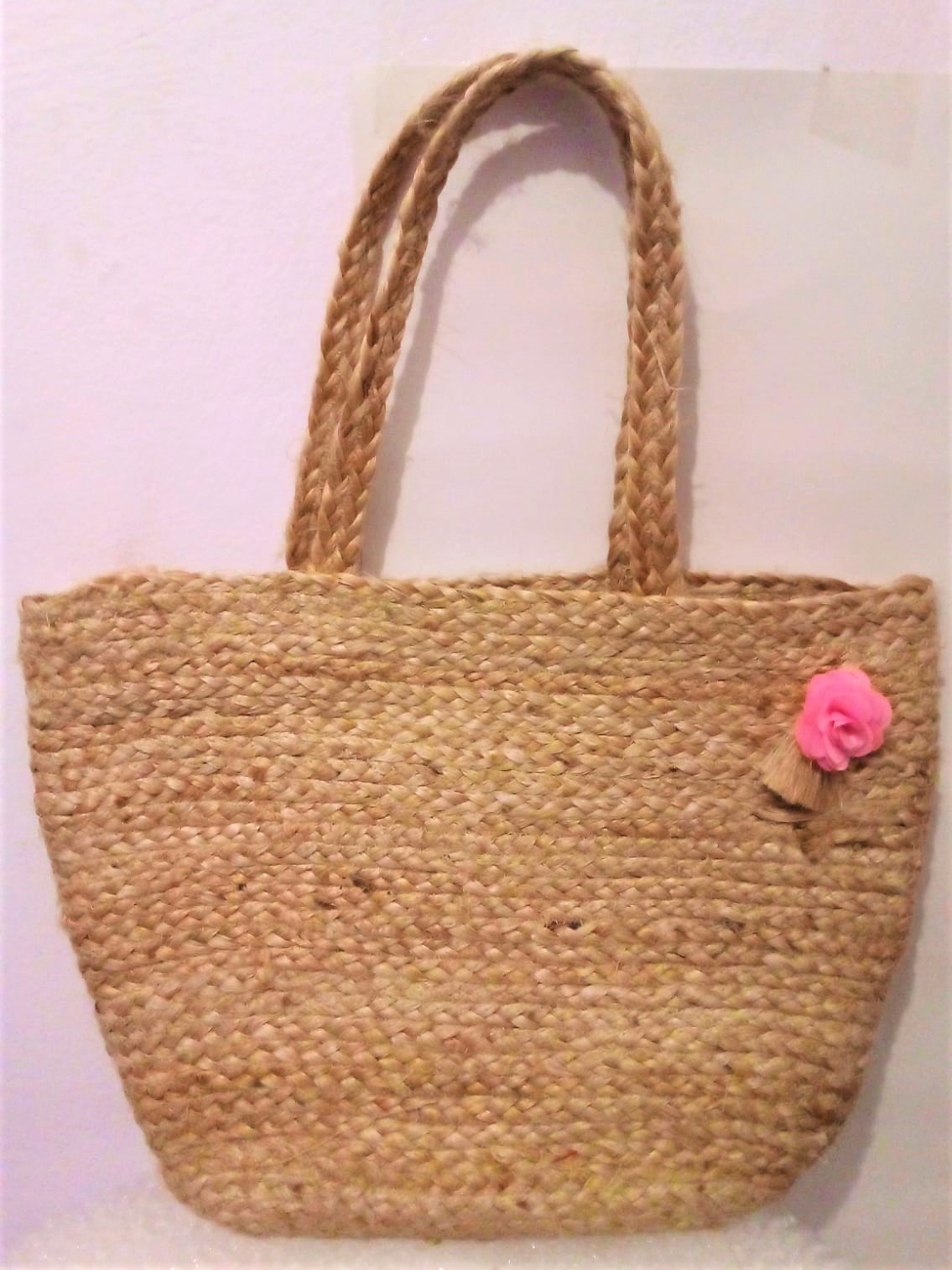 (17X12X4”) Handwoven Jute fancy Bags