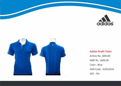 ADIDAS DRYFIT BLUE T
