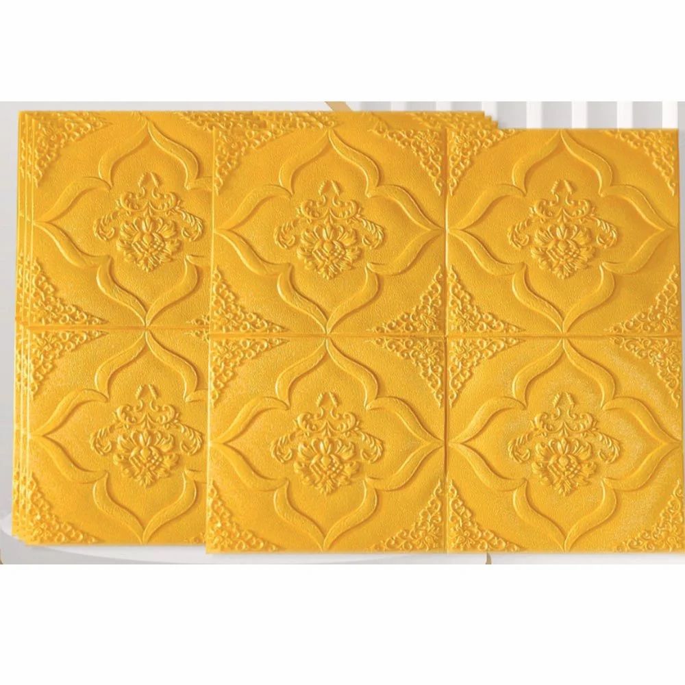 Yellow 3D Pe Foam Wa