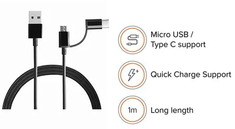 Mi 2 In 1 USB Cable