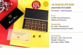 3 Piece Photo Printed Corporate Chocolate