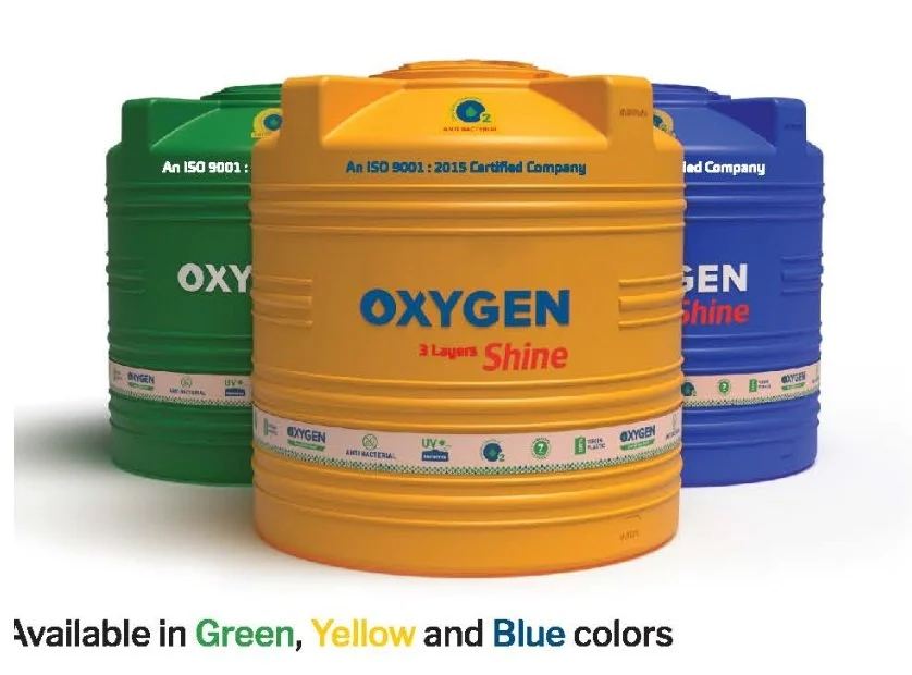 Oxygen Colored Water Storage Tank