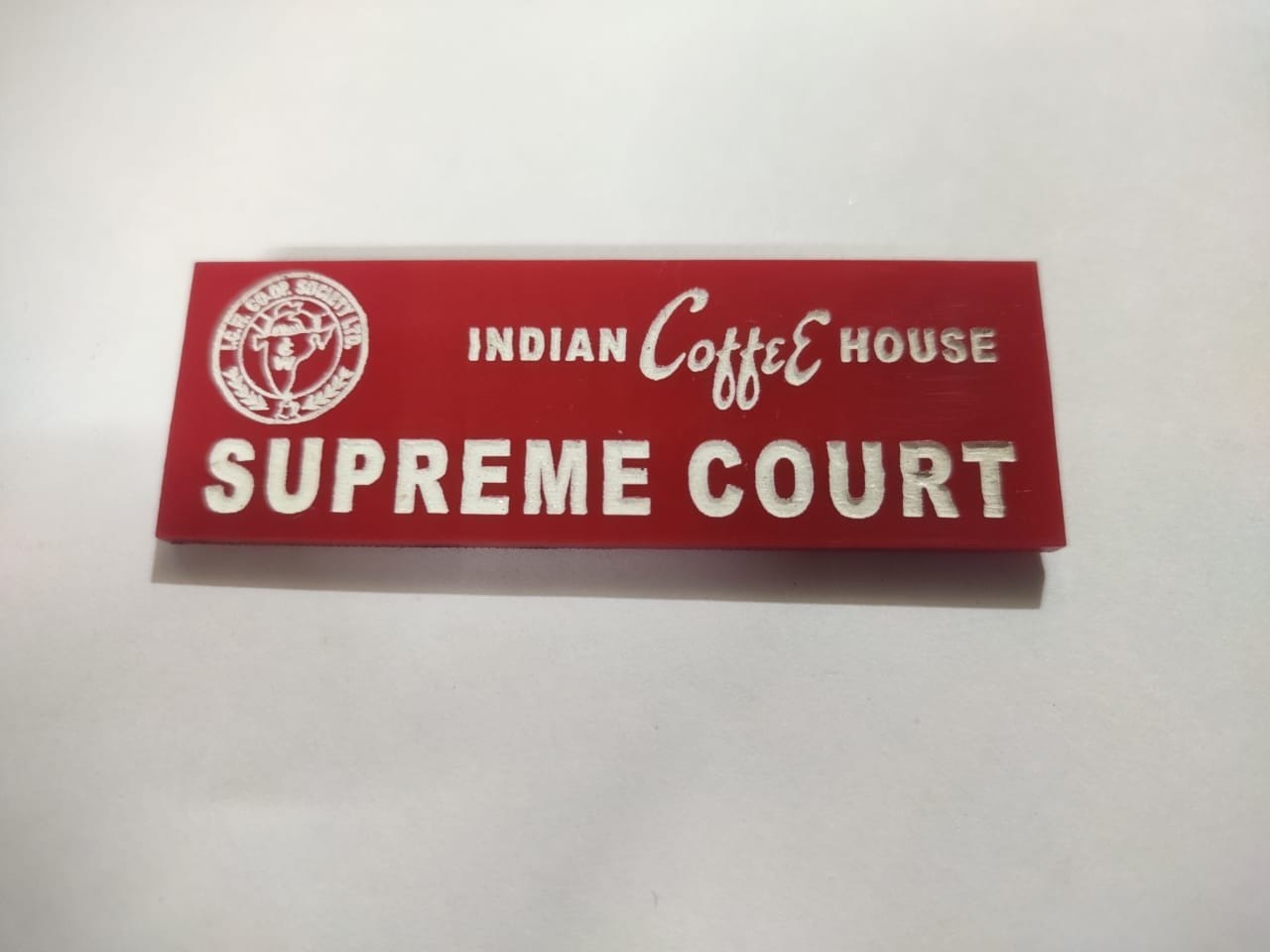 Acrylic badge pin