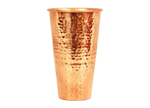 Copper Round Shape Water Glass