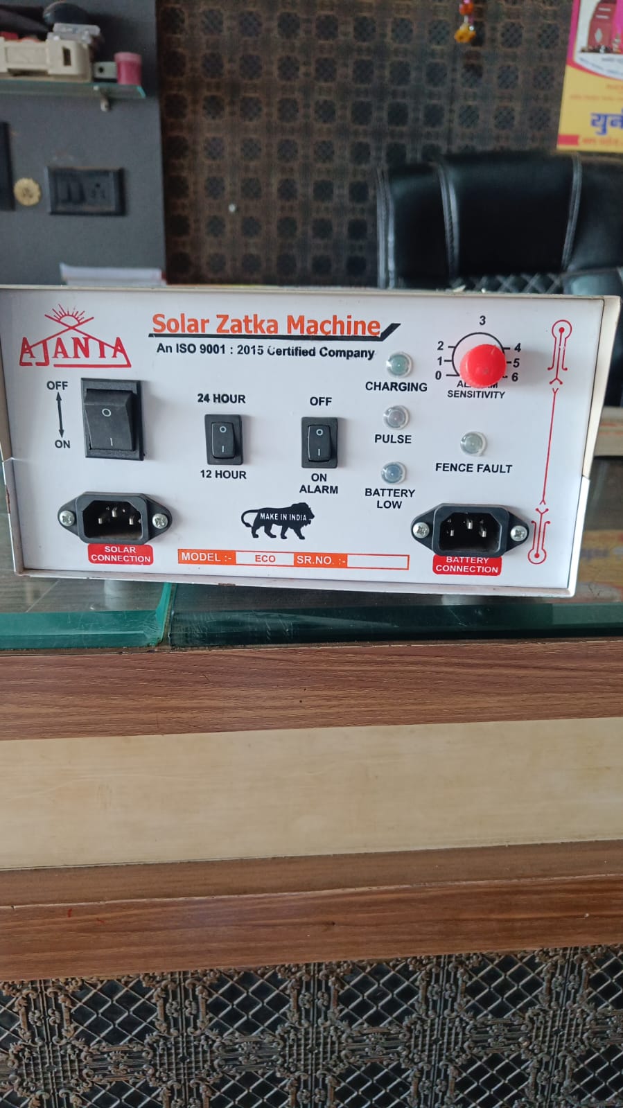 Solar zatka machine