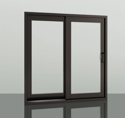 Brown UPVC Glass Sli