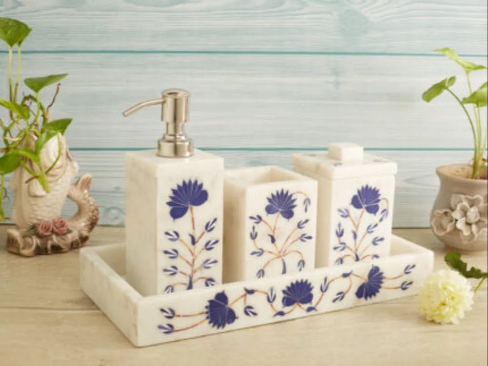 Marble Inlay Bath Se