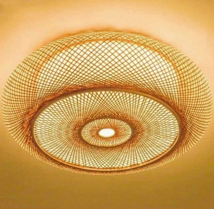 Bamboo Woven Lampsha
