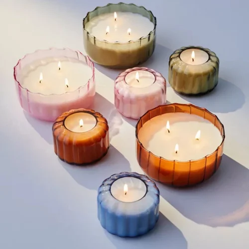 Glass Bowl Candle Wi