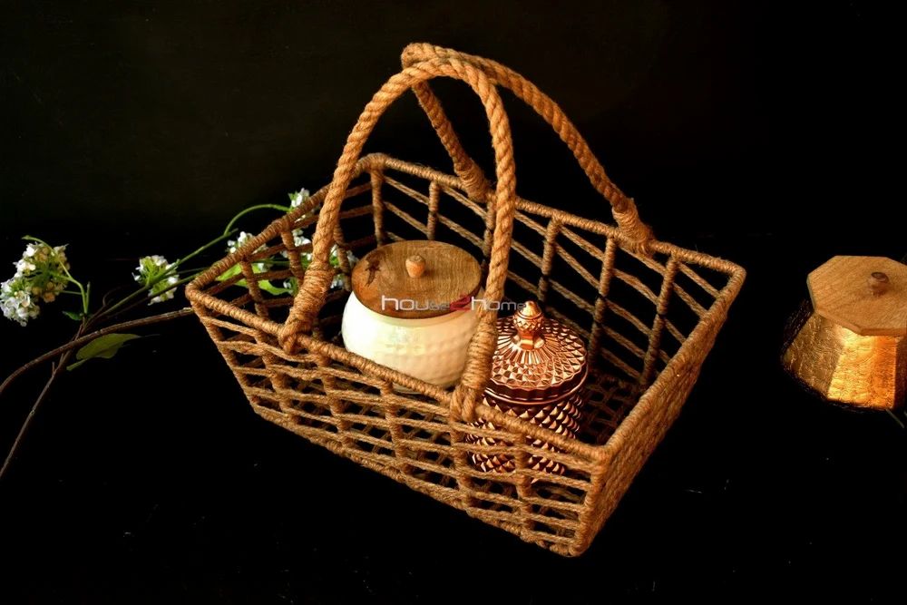 Jute Hamper Basket