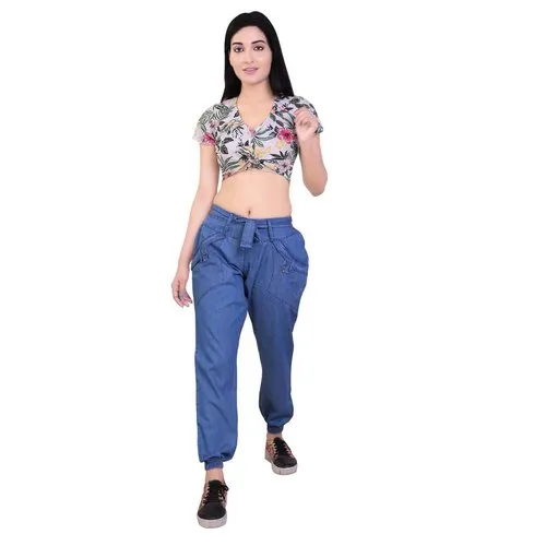 Denim Harem pant