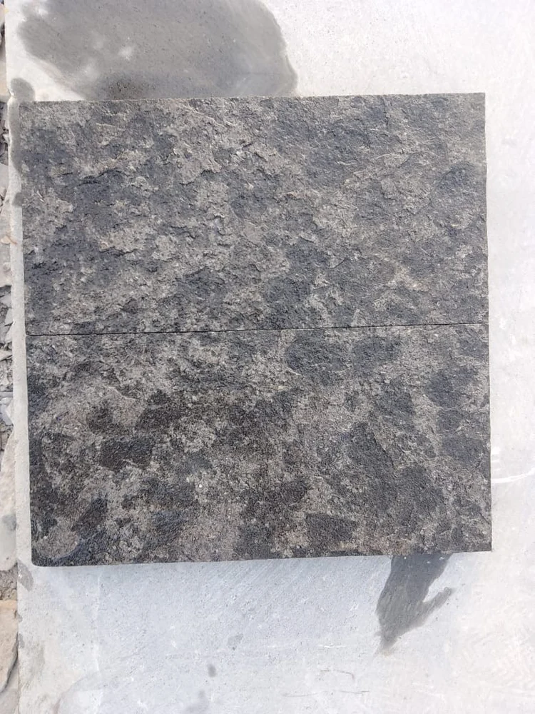 Basalt flammed stone