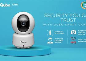 Qubo Smart Cam 360 CCTV Wi-Fi Camera 1080p Full HD Mobile App Connectivity Night Vision