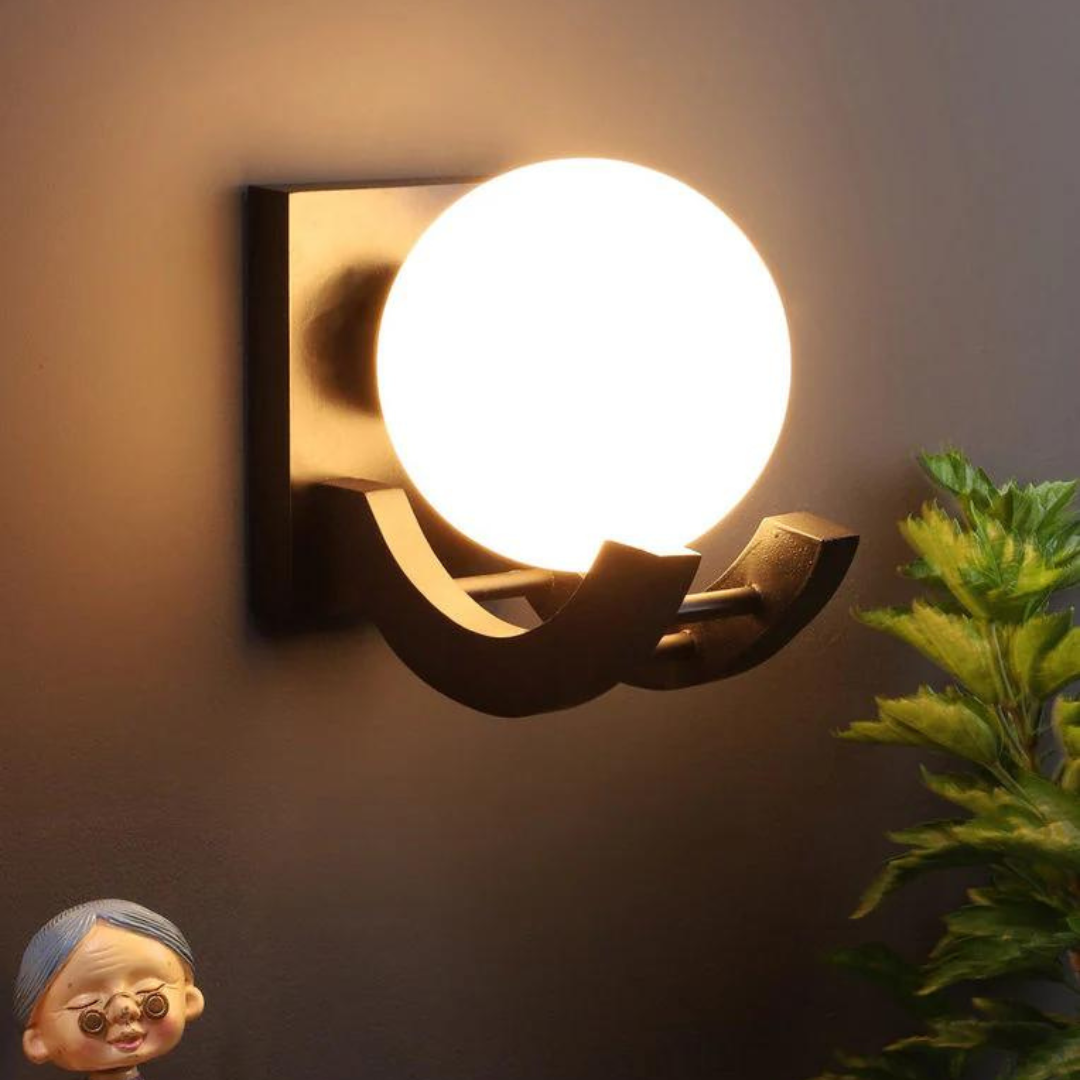 Glassy Ball Lamp Wall Light