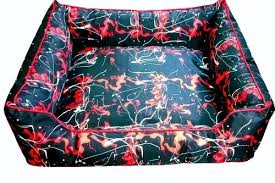 Printed Waterproof Dog Bed