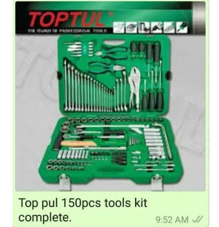 Toptul 150pcs Tools 