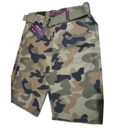 Mens Camouflage Capr