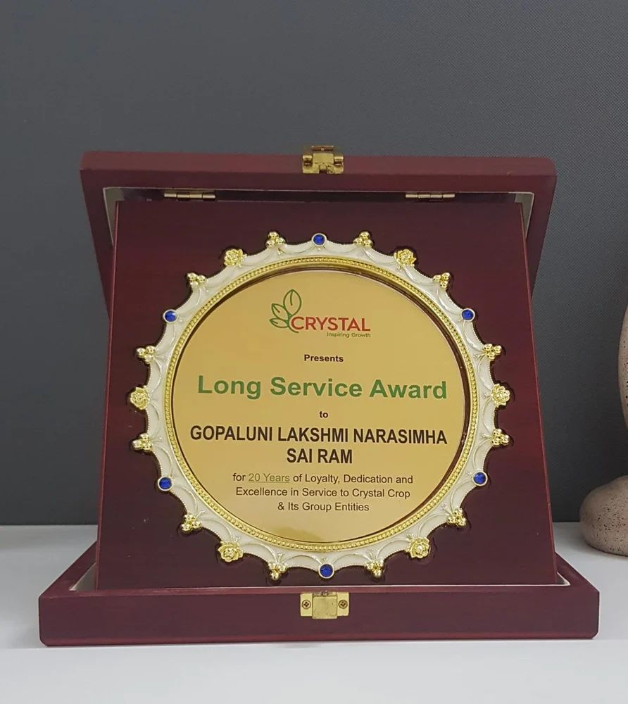 Wooden Trophy Box