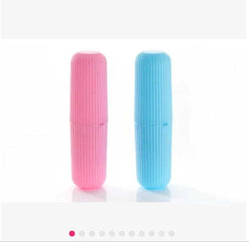 Plastic Traveling Toothbrush Case